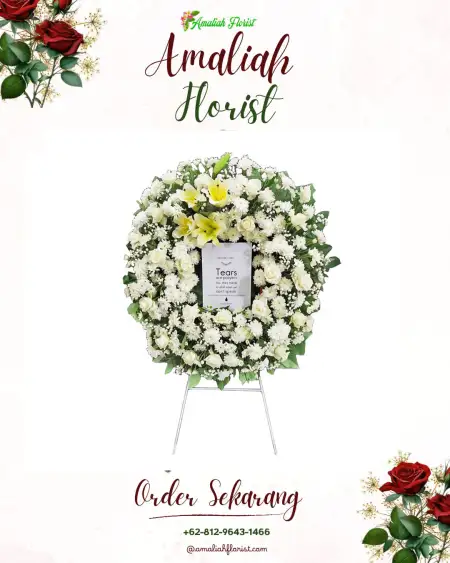 Krans Bunga Duka Anggrek