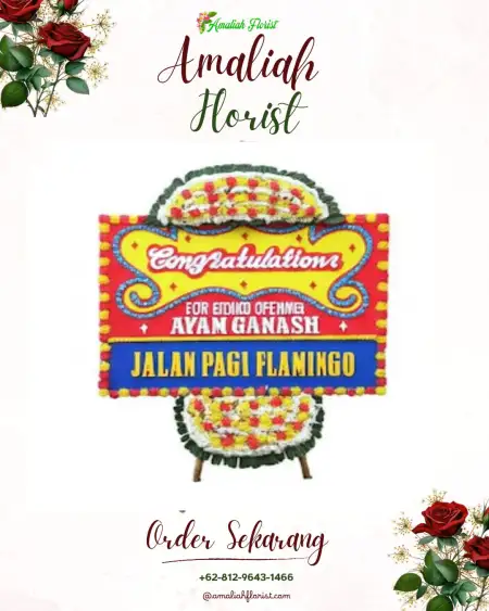 Sewa Papan Bunga Anggrek