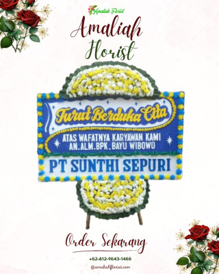 Papan Bunga Duka di Anggrek