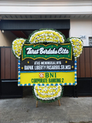 Papan Bunga Duka di Anggrek