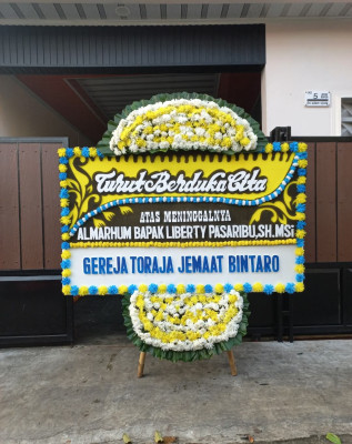 Papan Bunga Duka di Anggrek