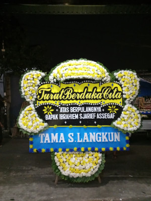 Papan Bunga Duka di Anggrek