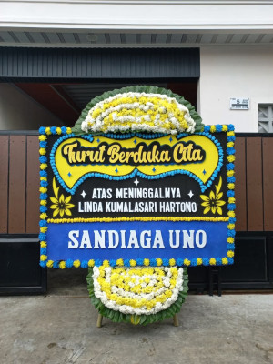 Papan Bunga Duka di Anggrek