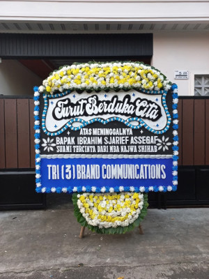 Papan Bunga Duka di Anggrek